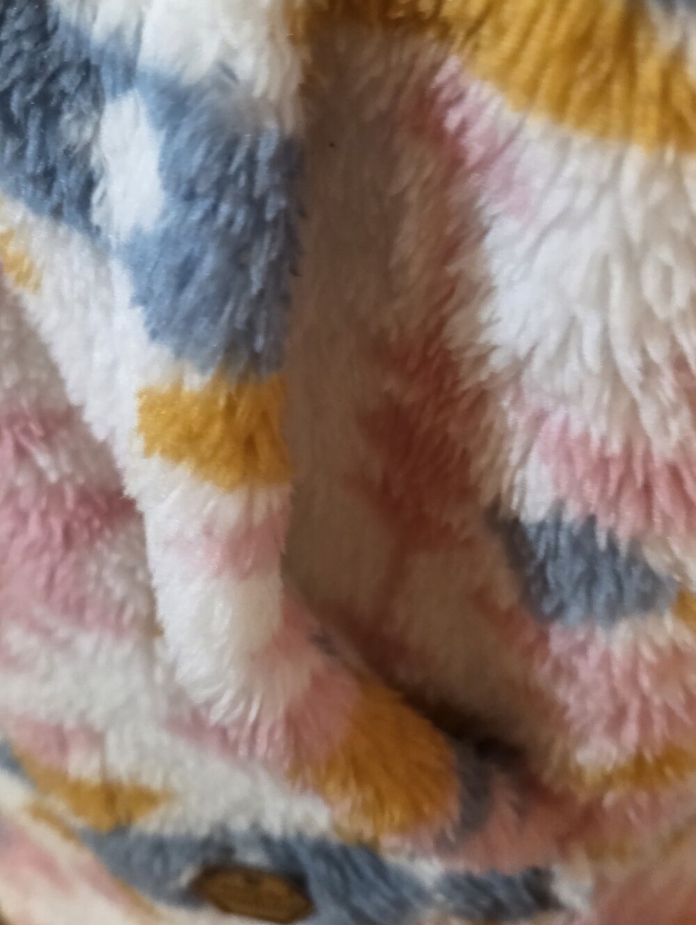 Simply Southern Pink Sherpa Pullover with Multicolor Aztec Print - Picture 7 of 8